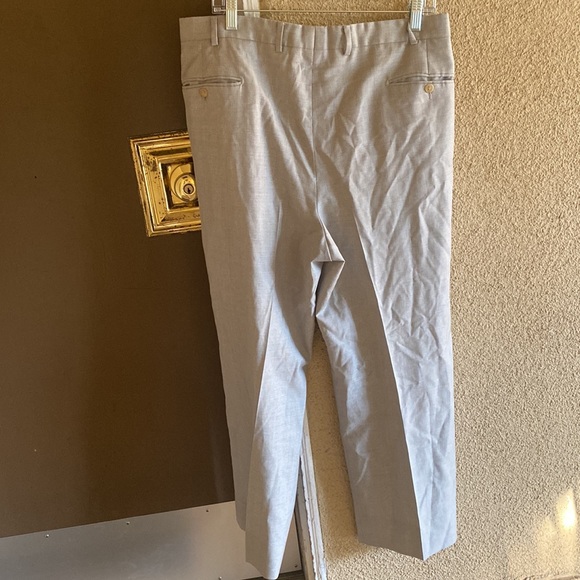 Men’s Vintage Fred Hayman Beverly Hills Made in Italy Gray Trousers🇮🇹🩶 - Picture 2 of 4